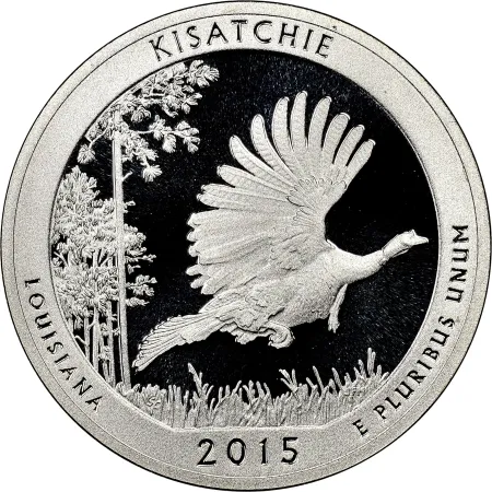 2015-S Silver Kisatchie National Forest Quarter Proof