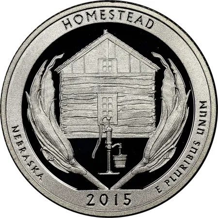 2015-S Silver Homestead National Monument Quarter Proof