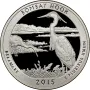 2015-S Silver Bombay Hook National Wildlife Refuge Proof Quarter