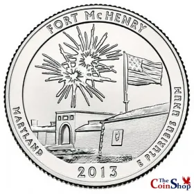 2013-P Fort McHenry National Monument Quarter