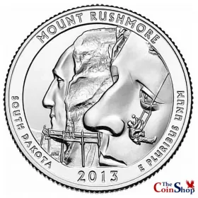 2013-P Mount Rushmore National Memorial Quarter