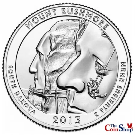2013-P Mount Rushmore National Memorial Quarter