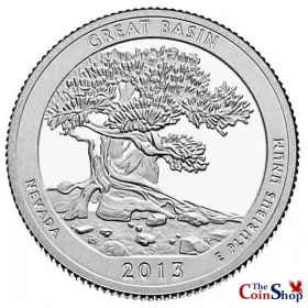 2013-S Silver Proof Great Basin National Park Quarter