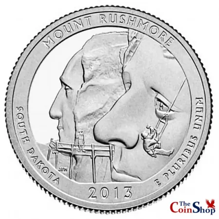 2013-S Silver Proof Mount Rushmore National Memorial Quarter