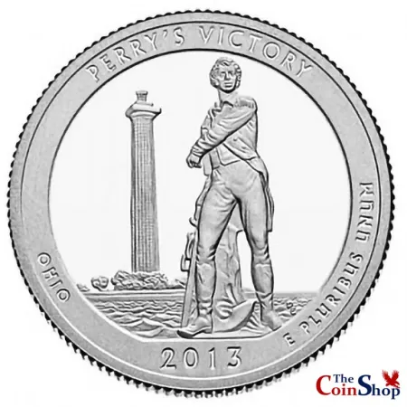 2013-S Silver Proof Perry's Victory and International Peace Memorial Quarter
