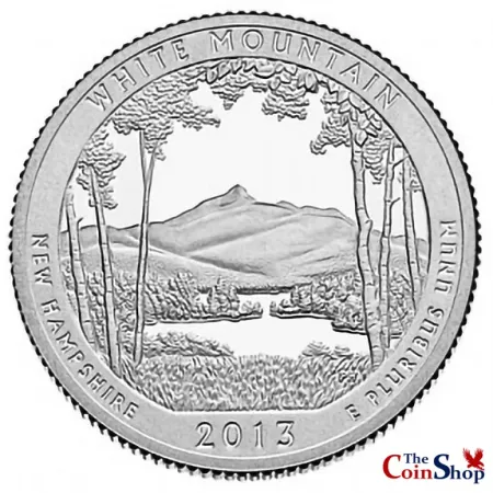 2013-S Silver Proof White Mountain National Forest Quarter