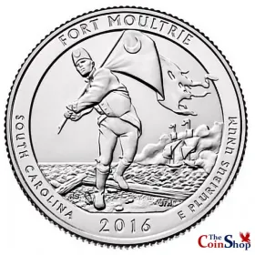 2016-P Fort Moultrie National Monument Quarter 2016-P Fort Moultrie National Monument Quarter