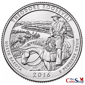 2016-P Theodore Roosevelt National Park Quarter 2016-P Theodore Roosevelt National Park Quarter