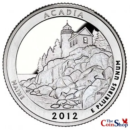 2012-S Silver Proof Acadia National Park Quarter