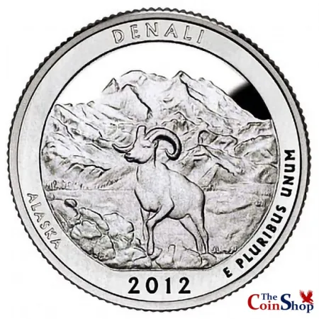 2012-S Silver Proof Denali National Park and Reserve Quarter