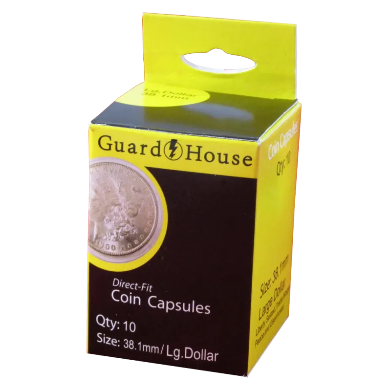 1 Guardhouse Large Direct-Fit Coin Capsule for 1-Oz Silver Round