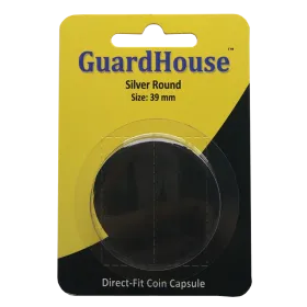 Single 1 oz Silver Round Direct Fit Capsule Collecting Supplies - The Coin Shop