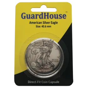 Single American Silver Eagle Direct Fit Capsule Collecting Supplies - The Coin Shop