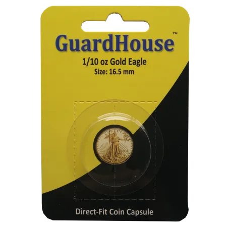 1/10 oz American Gold Eagle Direct Fit Guardhouse Capsule