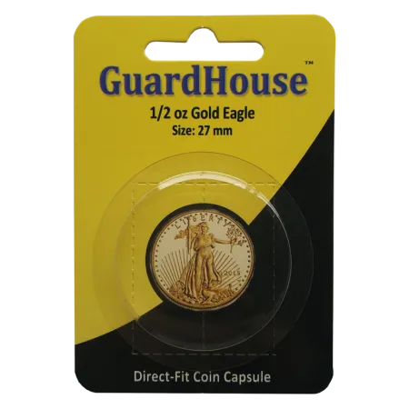 1/2 oz American Gold Eagle Direct Fit Guardhouse Capsule