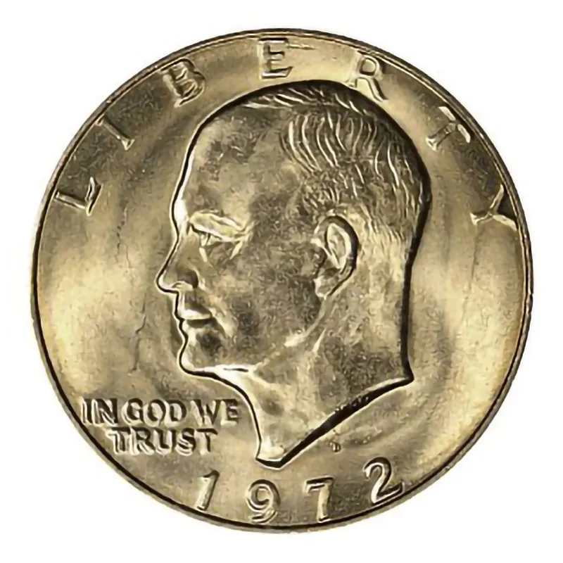 1972D Eisenhower Dollar Collectible Eisenhower (IKE) Dollars At