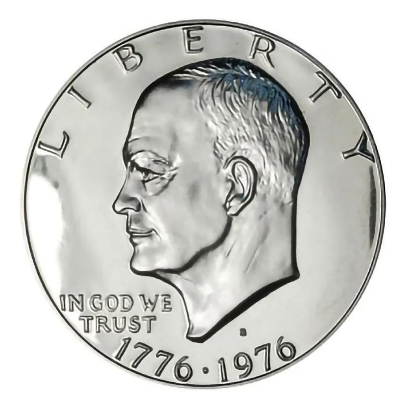 1976-S Eisenhower Dollar Gem Deep Cameo Proof - CN-Clad Type 1, Uncirculated Condition 9 thumbnail image