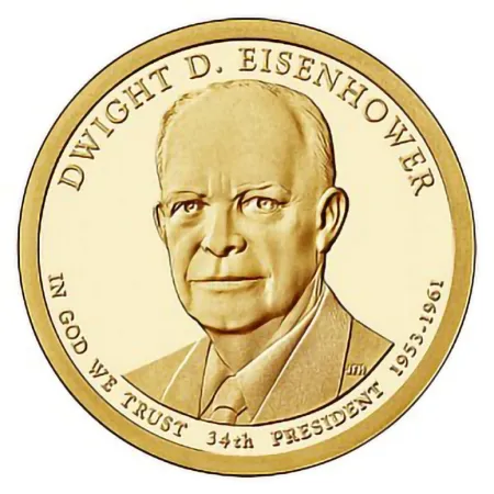 2015-S Dwight D Eisenhower Presidential Dollar