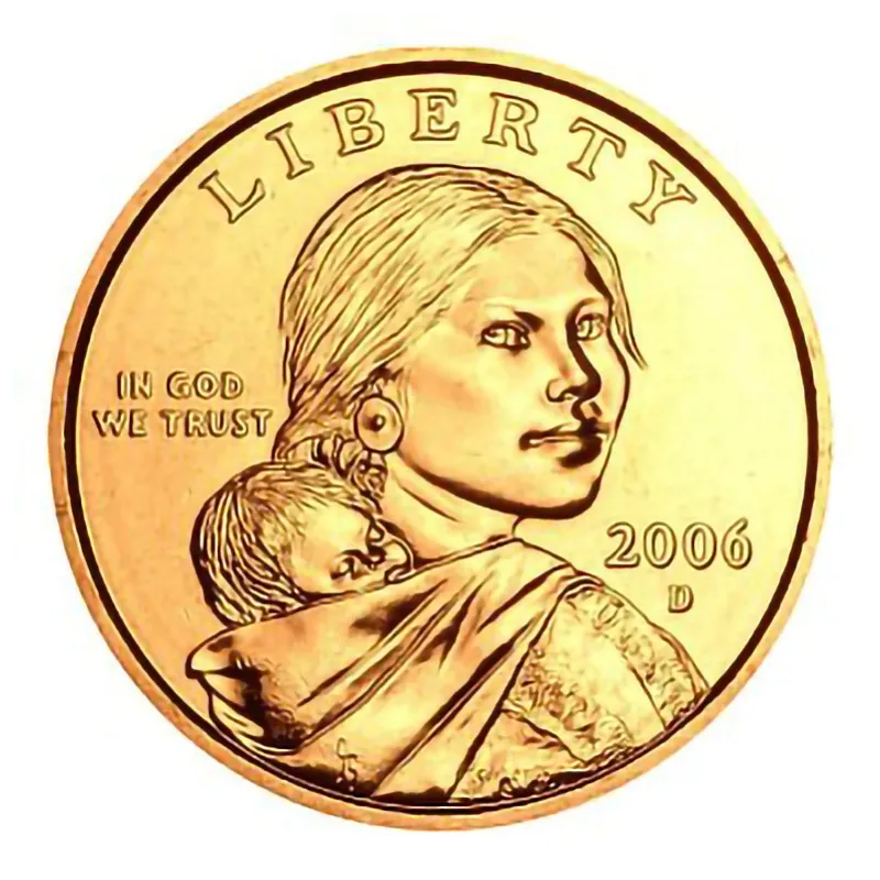 2006 P+D Sacagawea Dollar Set ~ Satin Mint ~ In Original Mint Cello 