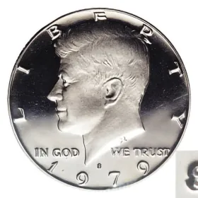 1979-S Kennedy Half Dollar Type 2 Clear 