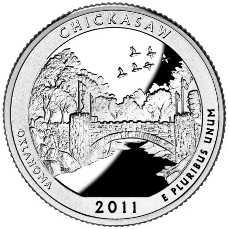 2011-S Silver Chickasaw National Recreation Area Quarter Proof