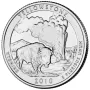 2010-P Yellowstone America The Beautiful Quarters National Park Quarters