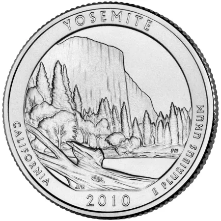 2010-P Yosemite America The Beautiful Quarters National Park Quarters