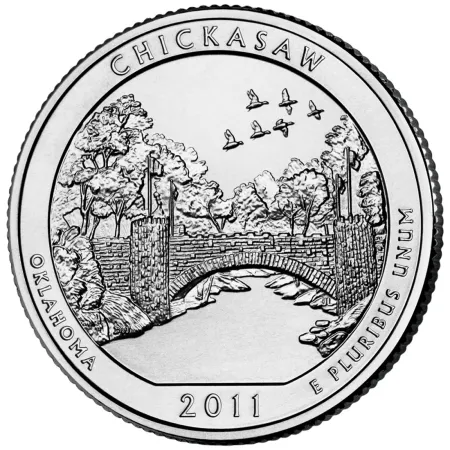 2011-P Chickasaw America The Beautiful Quarters National Park Quarters