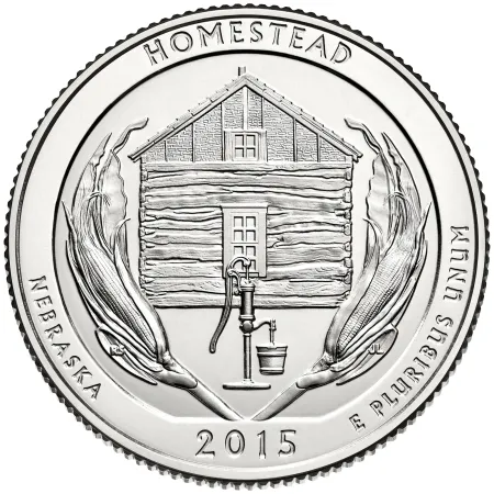 2015-D Homestead America The Beautiful Quarters National Park Quarters