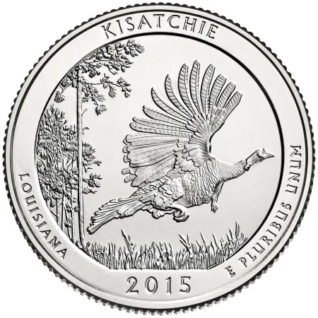 2015-D Kisatchie America The Beautiful Quarters National Park Quarters