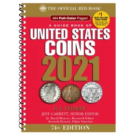 2021 Red Book Price Guide of United States Coins, Spiralbound Collecting Supplies - The Coin Shop