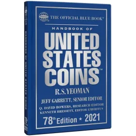 2021 The Official Blue Book of US Coins Handbook Hardcover