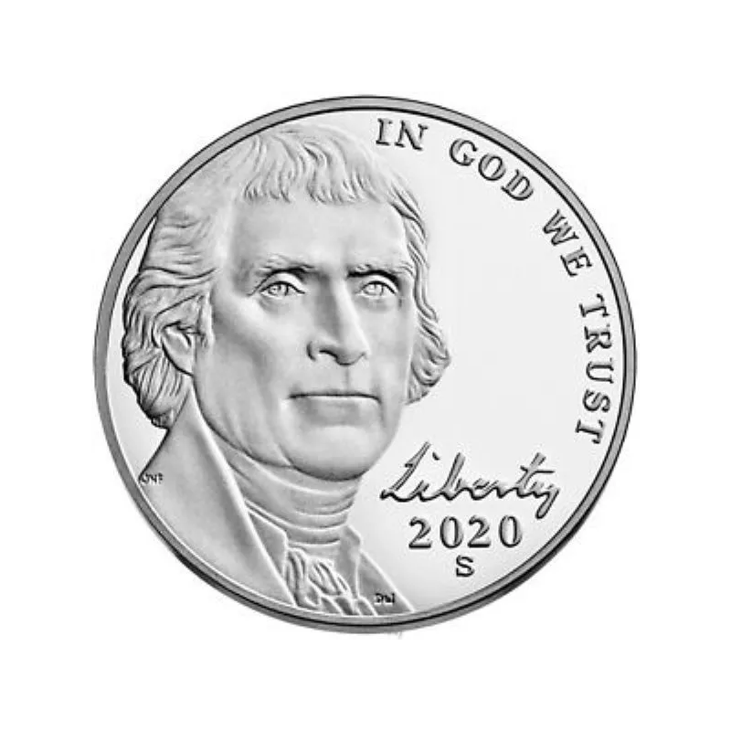 2020S Jefferson Nickel Proof Grade Proof