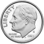 2021-S Roosevelt Dime Proof
