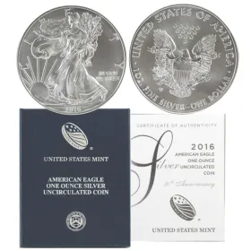 2016-W $1 Burnished American Silver Eagle