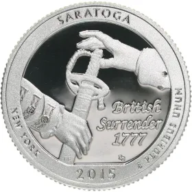 2015-S Proof Saratoga National Historical Park Quarter 2015-S Proof Saratoga National Historical Park Quarter
