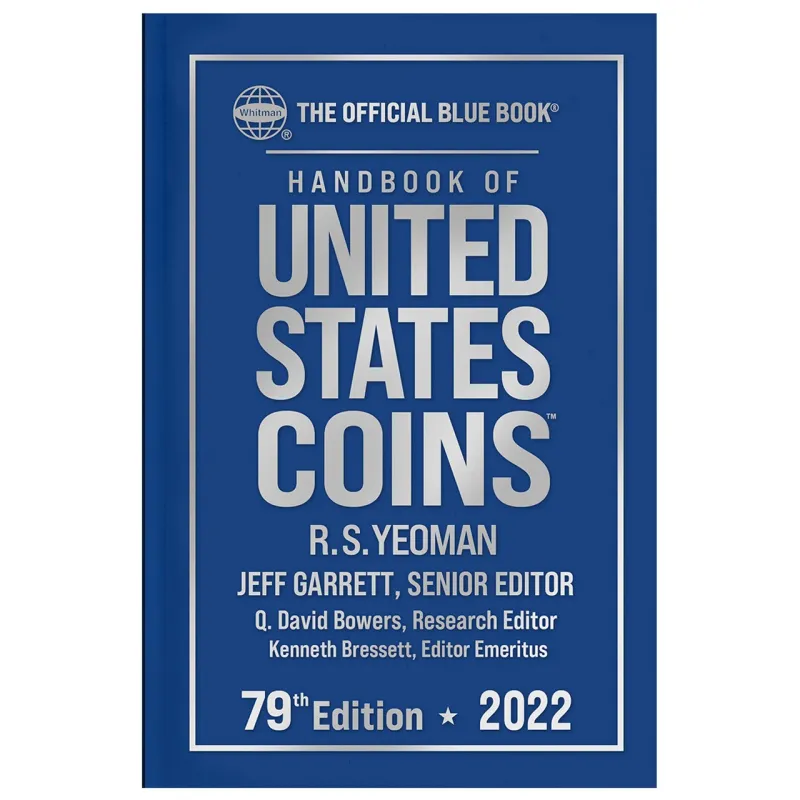 2022 Blue Book Price Guide of U.S. Coins, Hardcover Collecting Supplies