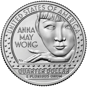 2022-S Silver Proof Anna May Wong American Women Quarter
