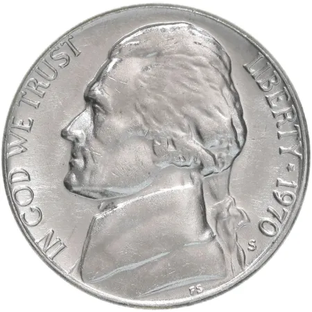 1970-S Uncirculated Jefferson Nickel