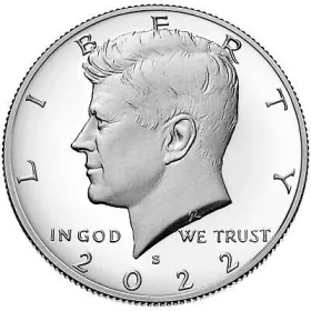2022-S Silver Proof Kennedy Half Dollar .999