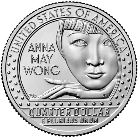 2022-S Uncirculated Anna May Wong American Women Quarter