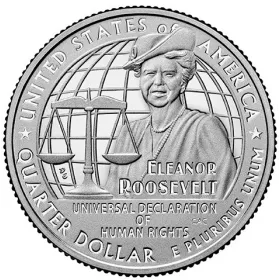2023-S Silver Proof Eleanor Roosevelt American Women Quarter 99.9%