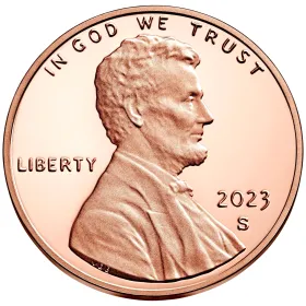 2023-S Lincoln Shield Cent Proof
