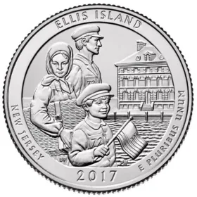 2017-D Ellis Island National Monument Quarter 2017-D Ellis Island National Monument Quarter | Premium Collectible National Park Quarters | The Coin Shop