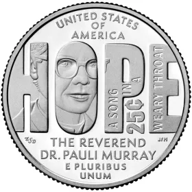 2024-S Silver Proof Rev. Dr. Pauli Murray American Women Quarter .999