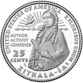 2024-S Silver Proof Zitkala-Ša American Women Quarter .999