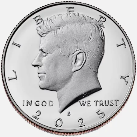 2025-S Clad Proof Kennedy Half Dollar