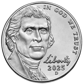 2025-D Jefferson Nickel
