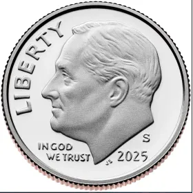 2025-S Silver Proof Roosevelt Dime .999