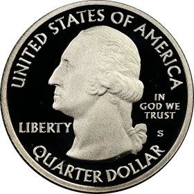 2014-S Proof Great Smoky Mountains National Park Quarter